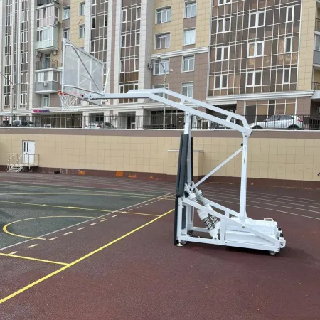 Баскетбольная стойка мобильная складная на пружинах вынос 2,25 м c противовесом ZAVODSPORTA за 530&nbsp;660 ₽ купить в Екатеринбурге